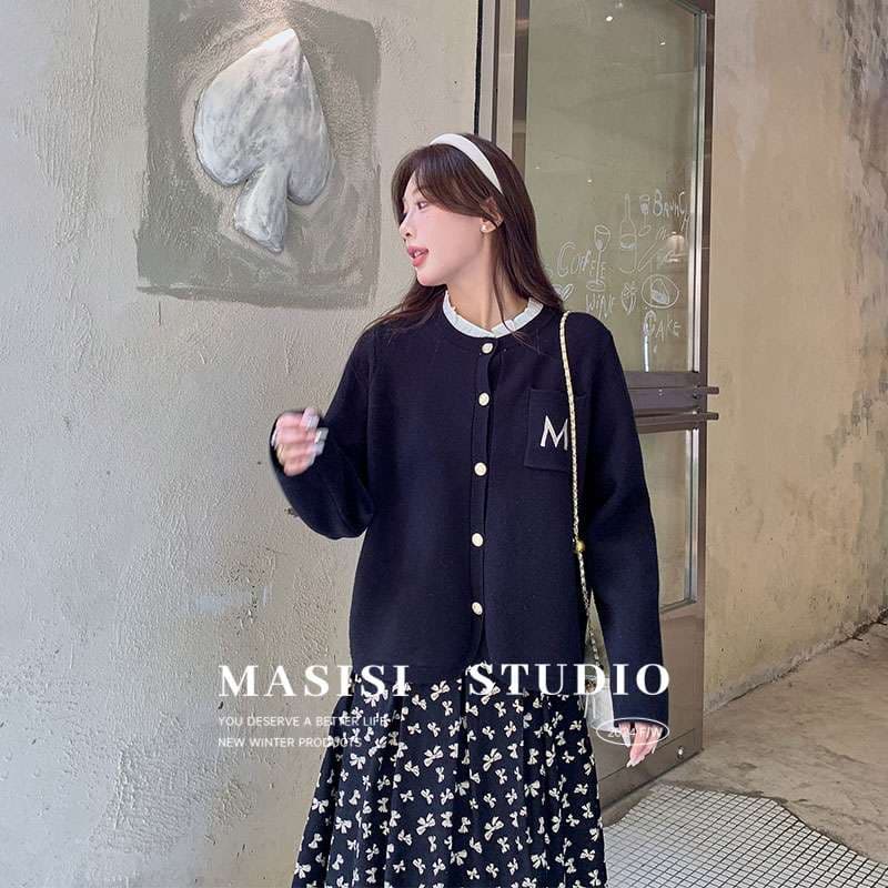 大きめサイズのゆったりリラックスカーディガン