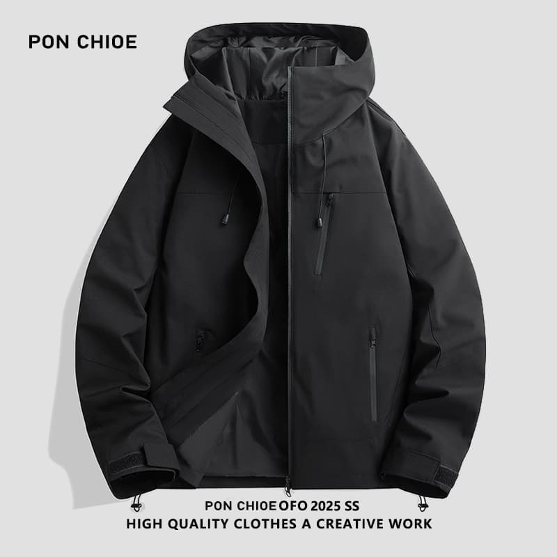 大きめサイズ 機能性高級アウトドアジャケット 防風防水