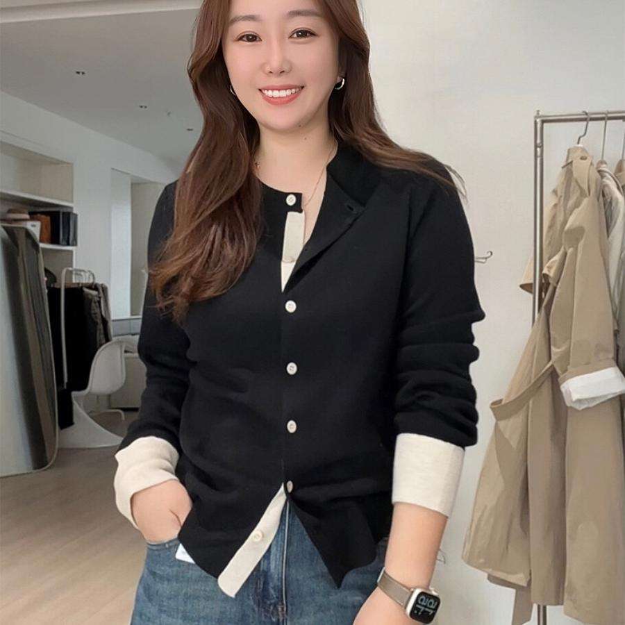 大きめサイズのゆったりリラックスカーディガン