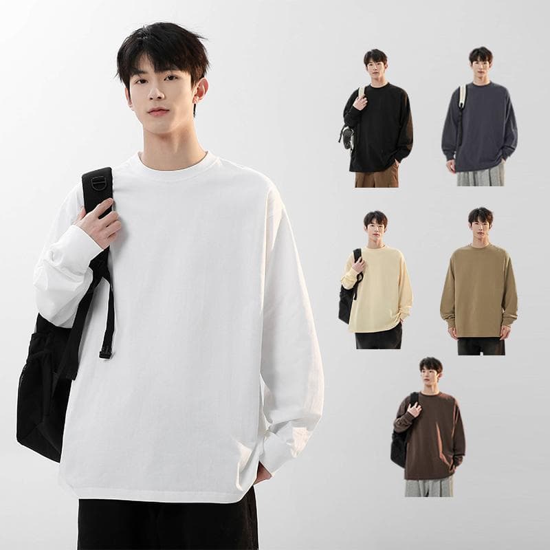 ジャストサイズよりも大きめの、体に密着しないゆるっとゆとりのあるファッションサイト ゆったりリラックス長袖プルオーバー