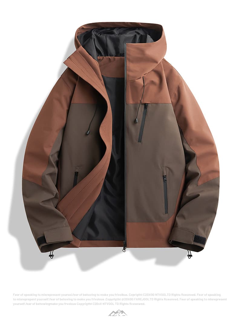 大きめサイズ 機能性高級アウトドアジャケット 防風防水